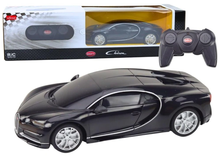 Auto Bugatti Veyron Chiron R/C Czarny 1:24