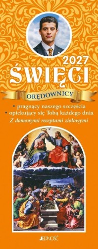 Kalendarz 2027 zdzierak Święci orędownicy