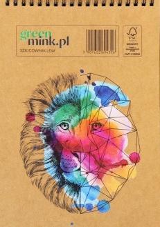 Szkicownik Lew, greenmink.pl