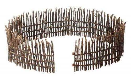 Zestaw drewniane ogrodzenie brązowe, Collecta