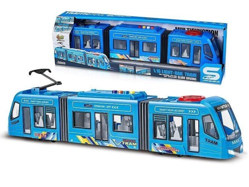 Tramwaj światło, dźwięk, otwierane drzwi 1:16