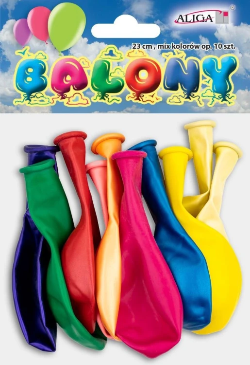 Balony 23cm 10szt