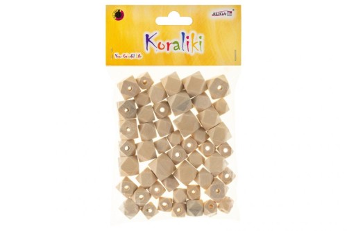 Koraliki drewniane 30szt, Aliga