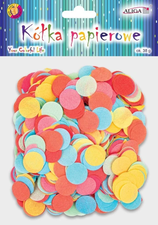 Kółka papierowe 2cm 38g, Aliga