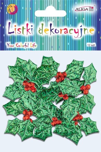 Listki dekoracyjne 4,5cm 12szt, Aliga