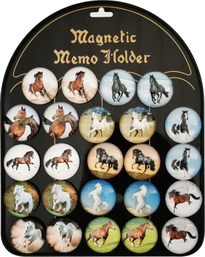 Magnesy konie 24szt, Aliga