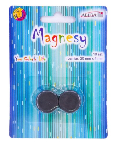 Magnesy 2cm 10szt, Aliga
