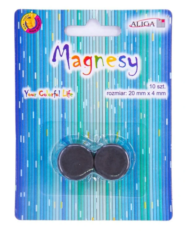 Magnesy 2cm 10szt, Aliga