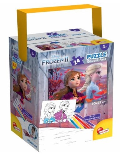 Puzzle w tubie Mini 24 Kraina Lodu, Lisciani