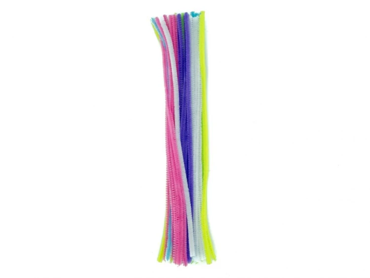 Druciki pluszowe 6mmx30cm 40szt, Aliga