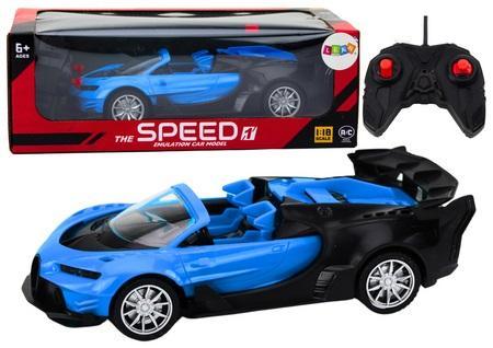 Auto sportowe RC 1:18 niebieskie, Leantoys