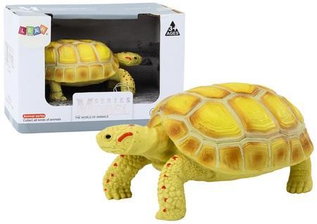 Figurka żółw lądowy gad żółty, Leantoys
