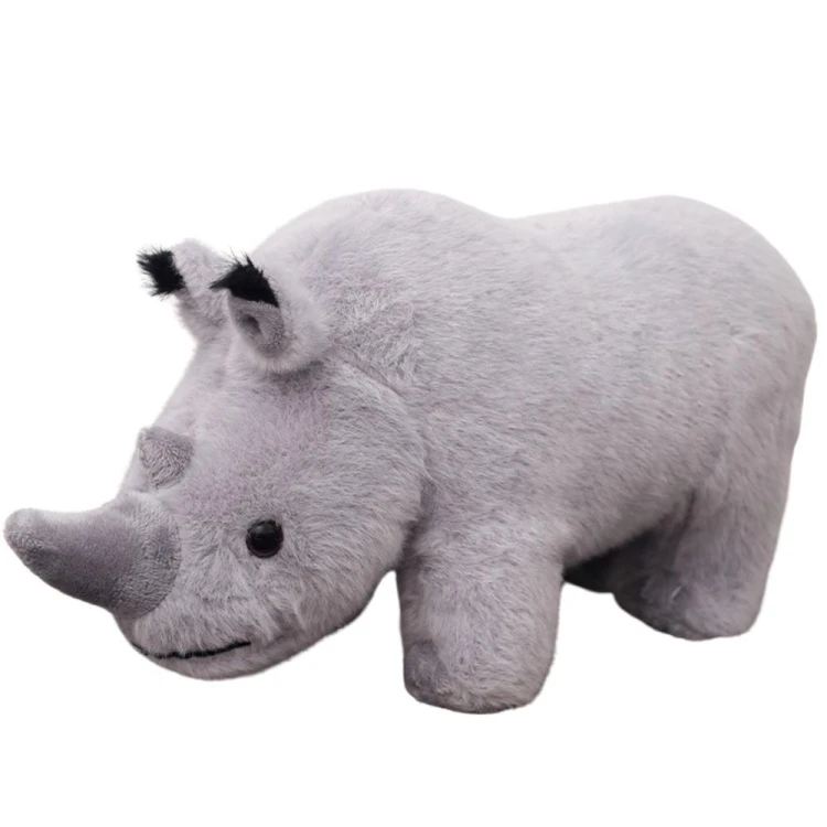 Maskotka Nosorożec Przytulanka szary 30cm