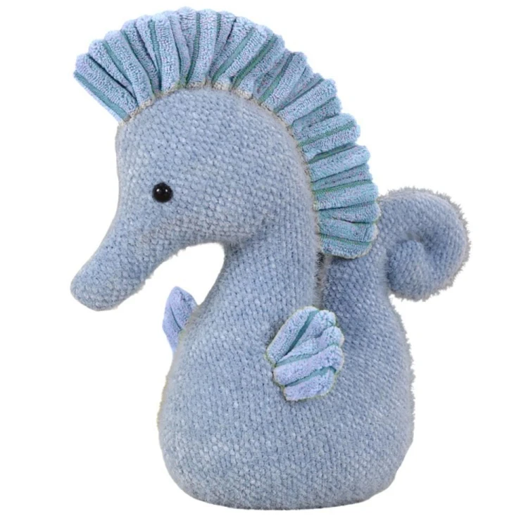 Maskotka Konik wodny niebieski 25cm, Leantoys