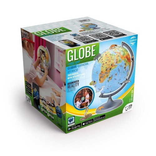 Globus zoolog. podświetl. Multi Globe AR 22cm GB