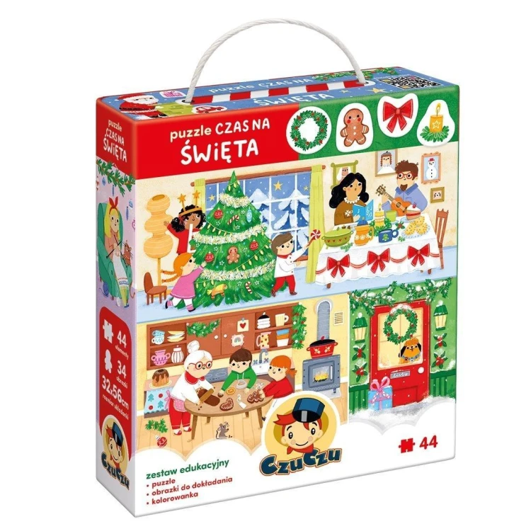 CzuCzu Puzzle 44 Czas na święta 4+