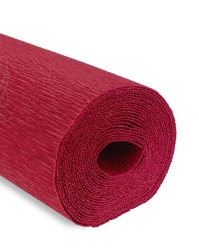 Krepina 50x250cm 180g czerwona ciemna