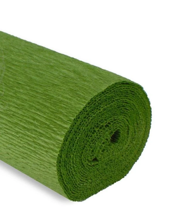Krepina 50x250cm 180g zielona zgniła