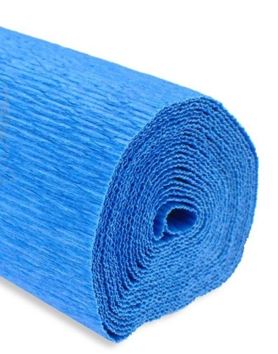 Krepina 50x250cm 180g ciemna niebieska
