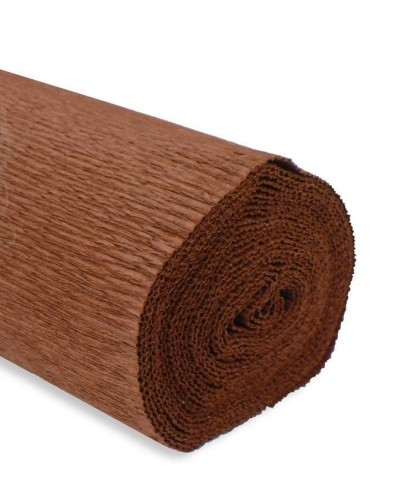Krepina 50x250cm 180g brązowa ciemna