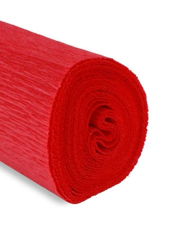 Krepina 50x250cm 180g czerwona, Alfa Pastello