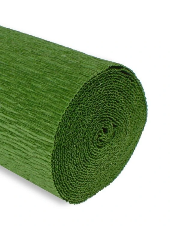 Krepina 50x250cm 180g zielona trawiasta