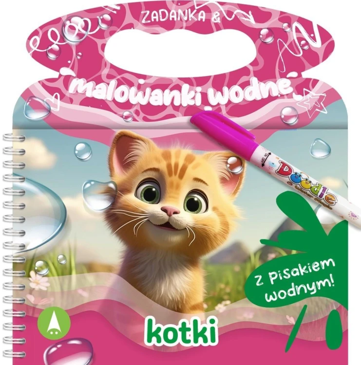Zadanka & malowanki wodne. Kotki