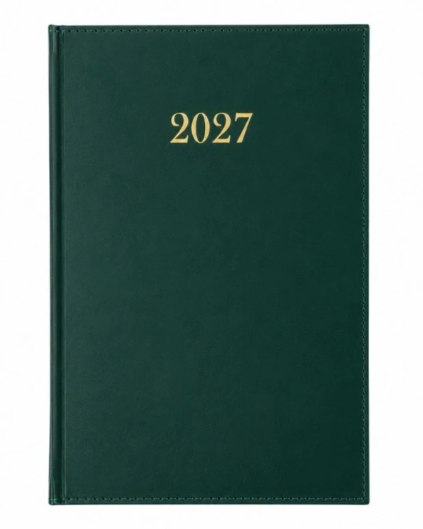 Terminarz 2027 tygodniowy B5 Divas zielony