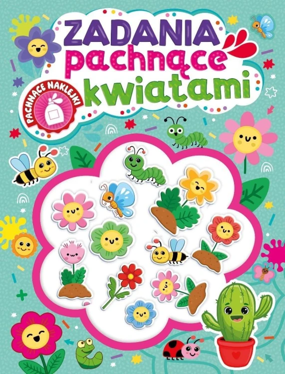 Zadania pachnące kwiatami (pachnące naklejki)