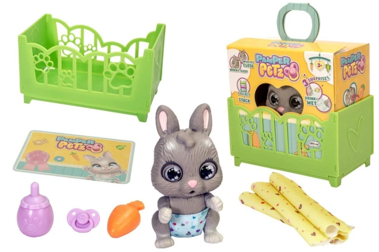Pamper Petz Króliczek z łóżeczkiem, Simba