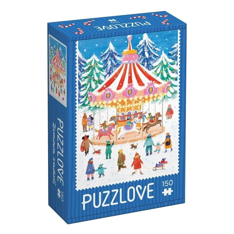 Puzzlove 150 Zimowa radość, Bright Junior Media
