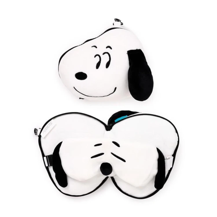 Poduszka podróżna i maska na oczy Peanuts Snoopy