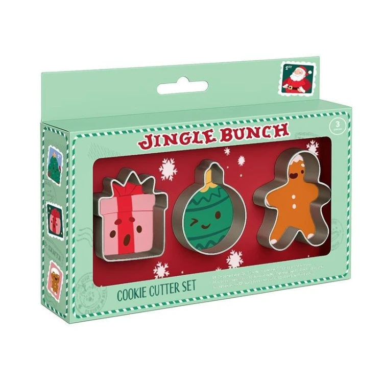 Foremki do ciastek Jingle Bunch Christmas 3szt