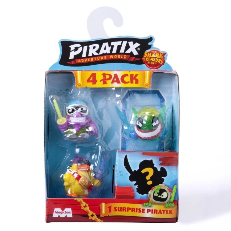 Figurka Piratix Shark Treasure 4-pak, Magic Box
