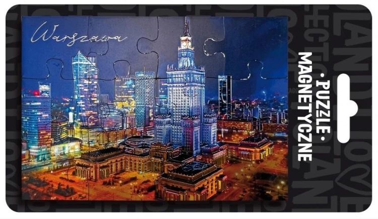 Magnes puzzle Warszawa ILP-MAG-PUZZ-WAR-01