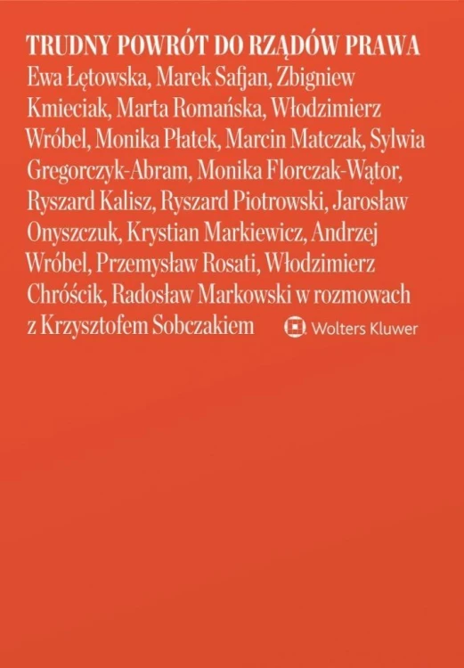 Trudny powrót do rządów prawa, Krzysztof Sobczak