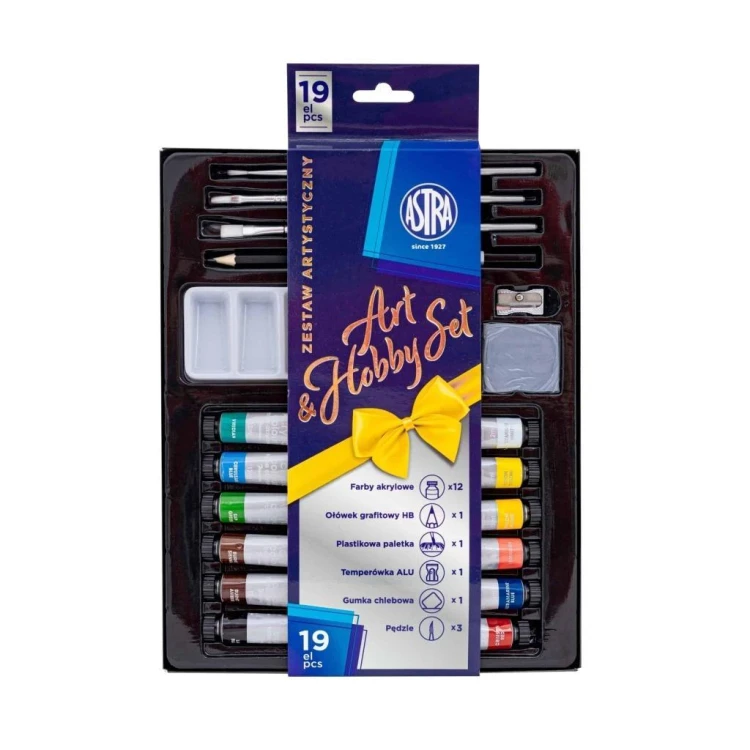 Zestaw artystyczny Astra Art&Hobby 19el