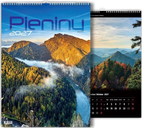 Kalendarz 2027 wieloplanszowy Pieniny