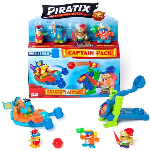 Figurka Piratix Shark Treasure Captain, Magic Box