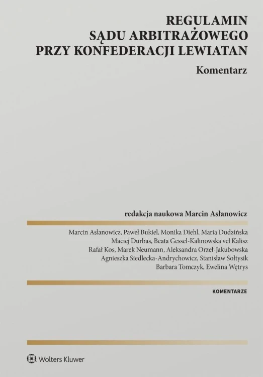 Regulamin Sądu Arbitrażowego przy Konfederacji...