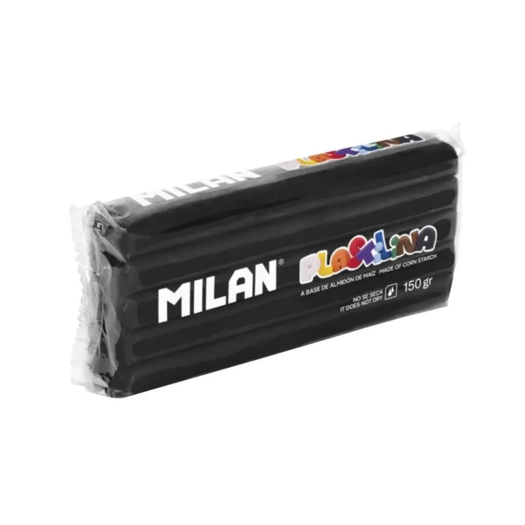 PLASTELINA 150gr czarna, MILAN