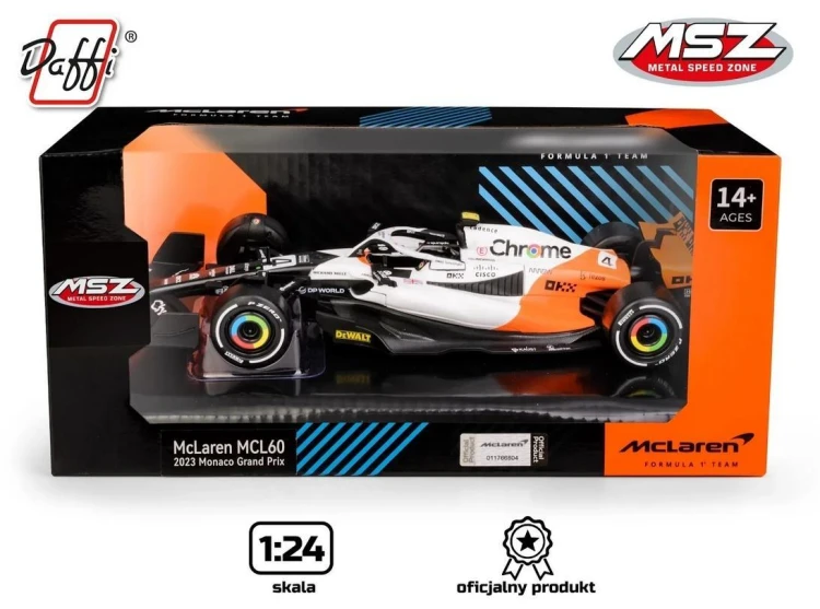 McLaren MCL60 2023 Monaco Grand Prix biały, Daffi