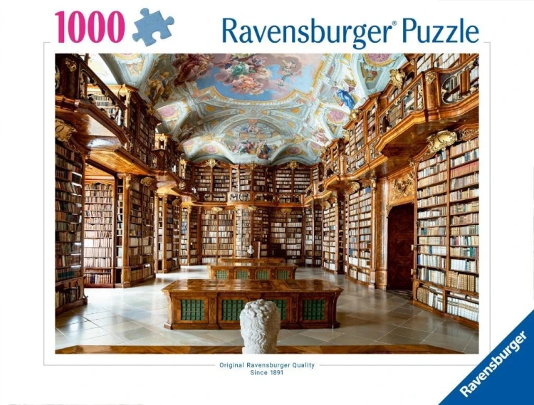 Puzzle 2D: Biblioteka 1000el, Ravensburger