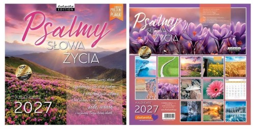 Kalendarz 2027 ścienny Classic Psalmy słowa życia