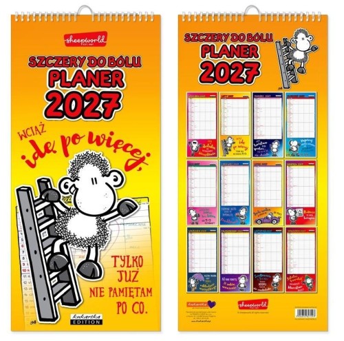 Kalendarz 2027 Planer Sheepworld Szczery