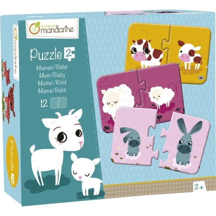 Puzzle 2 Mamy z dziećmi, Clairefontaine