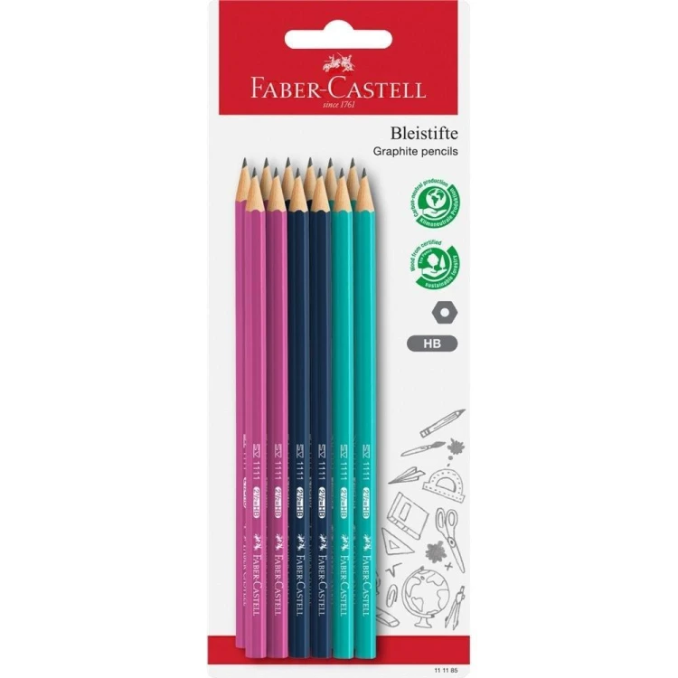 Ołówek 1111/HB 12szt FABER CASTELL, Faber Castell