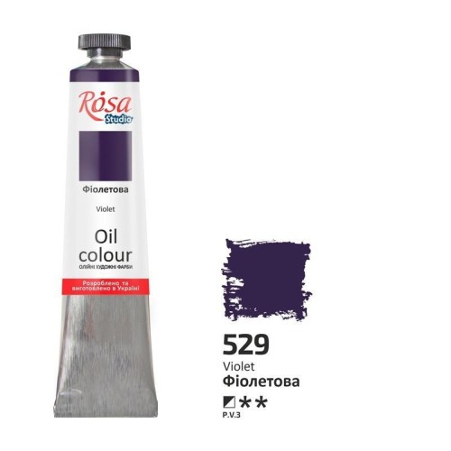 Farba olejna violet 529 45ml, Rosa
