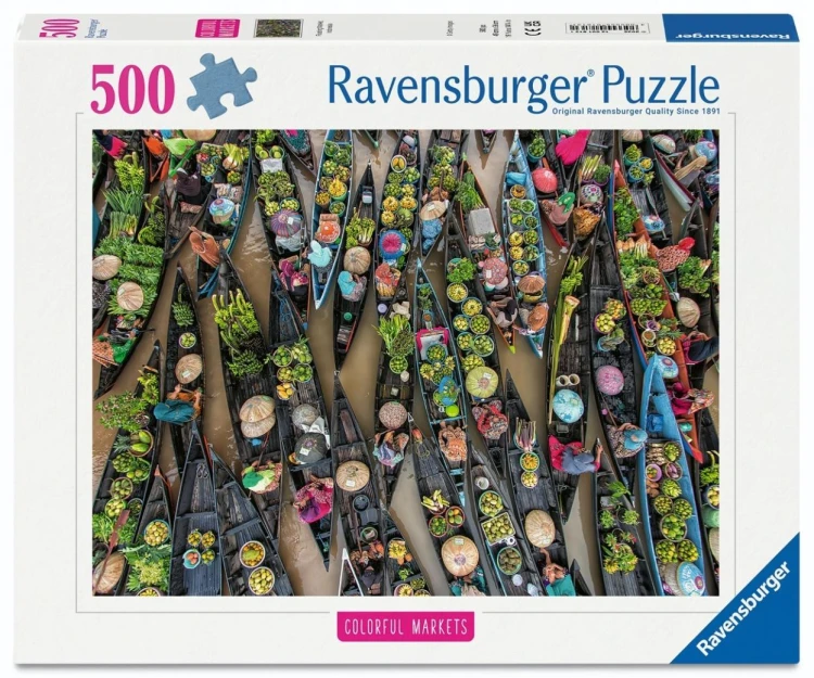 Puzzle 500 Floating Market, Indonesia