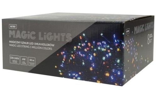 Magiczny sznur 1000led 8 tryb IP44 1mln kol 50m 31